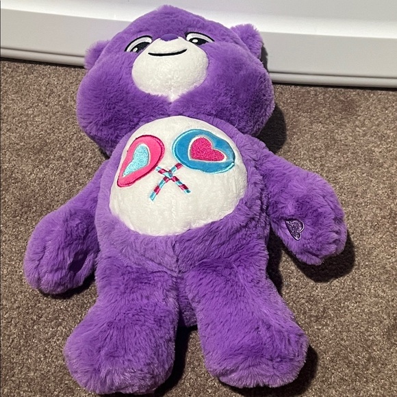 Purple Care Bears share bear Toy - Picture 2 of 3